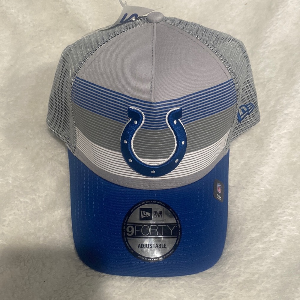 🏈New Era NFL 9FORTY Indianapolis Colts Latitude A-Frame Snapback Hat
